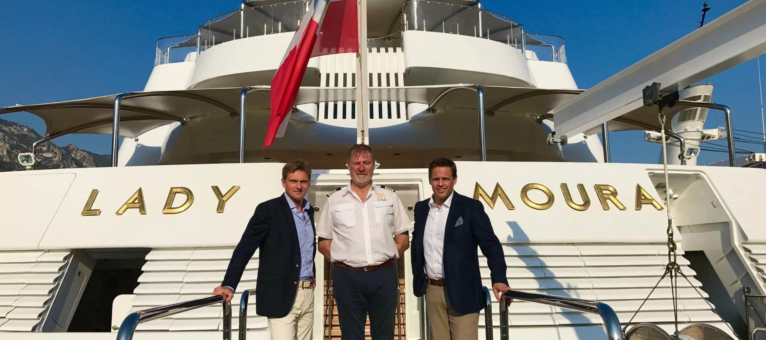 OceanEvent onboard Lady Moura for TV shooting