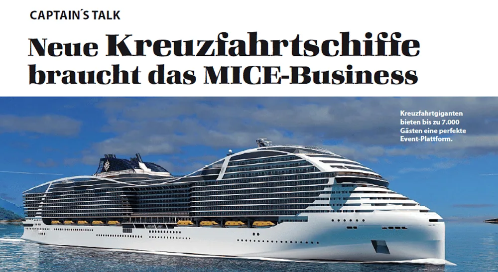 New cruise ships for the MICE business
