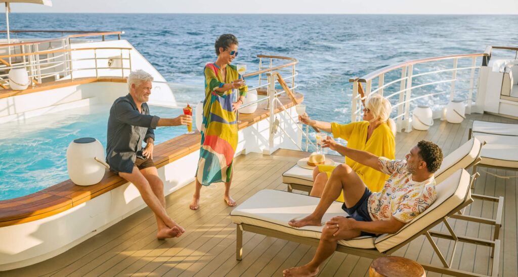 Charter a cruise with OceanEvent - Ships with up to 90 cabins
