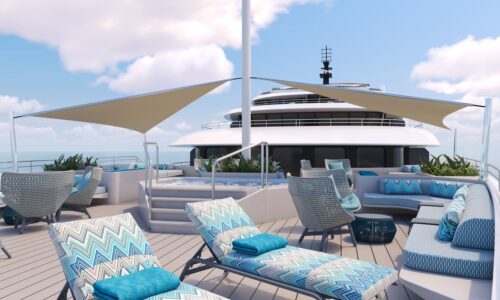 Charter Emerald Kaia for up to 124 guests | Exclusively with OceanEvent