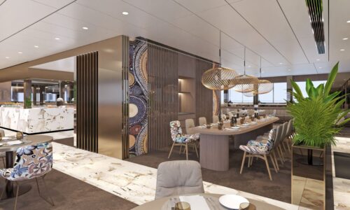 Charter Emerald Kaia for up to 124 guests | Exclusively with OceanEvent