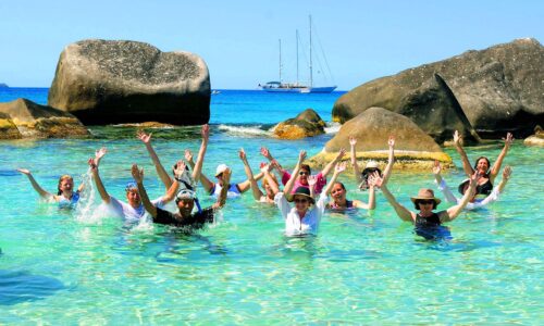 Charter Emerald Kaia for up to 128 guests | Exclusively with OceanEvent