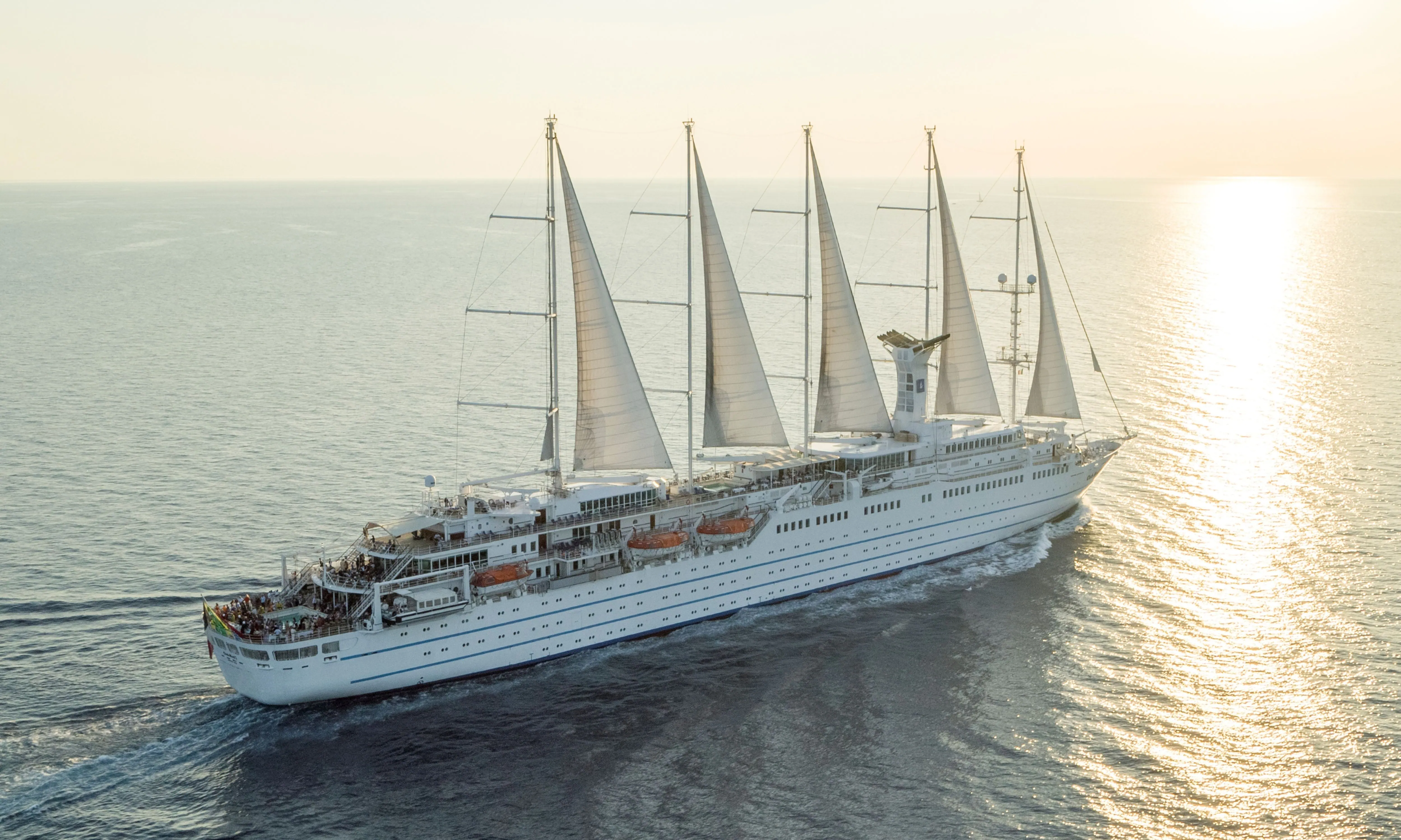 Five-Masted Sailing Ship for Exclusive Corporate Events at Sea